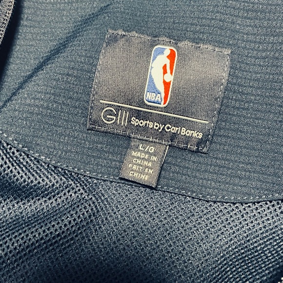 G-III SPORTS JACKET BY CARL BANKS FULL ZIP WASHINGTON WIZARDS NBA BLUE COLOR L - Picture 9 of 14